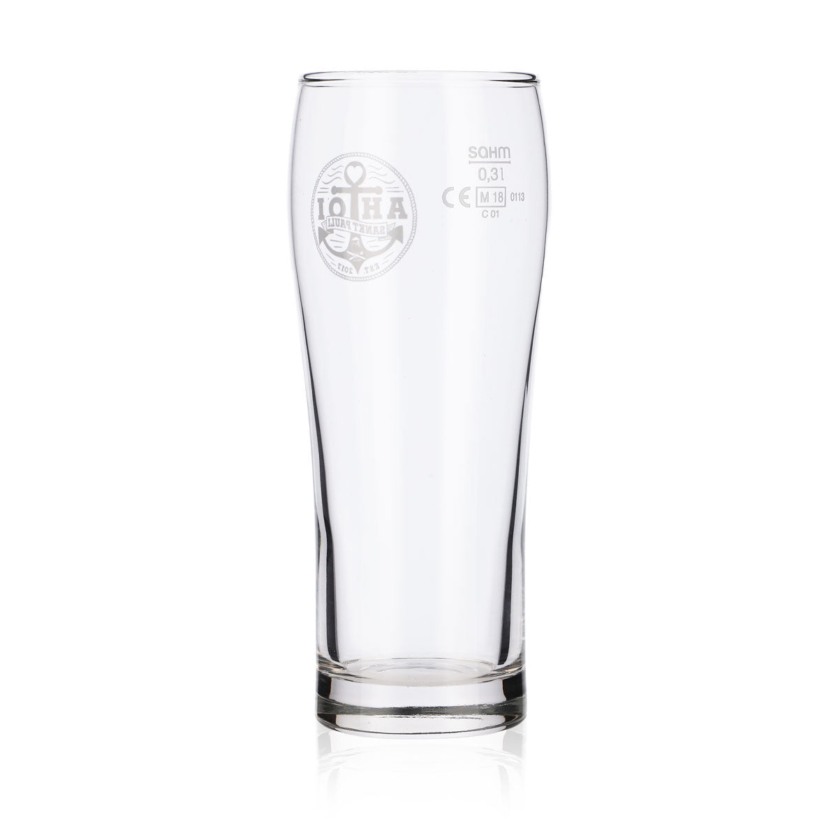 6x Sankt Pauli beer glasses, 0.3 l, Ahoi Willi mug glasses, Reeperbahn Kiez Kneipe set – View 5