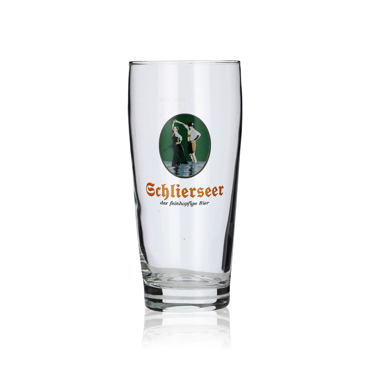 6x Schlierseer glass 0.25l Willibecher Kindl wheat beer glasses set, Bavarian brewery – View 2