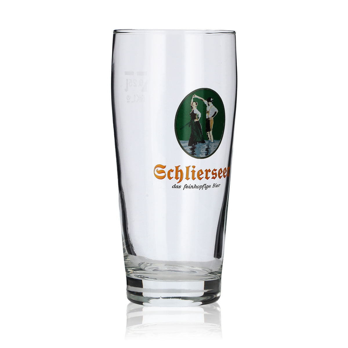 6x Schlierseer glass 0.25l Willibecher Kindl wheat beer glasses set, Bavarian brewery – View 4