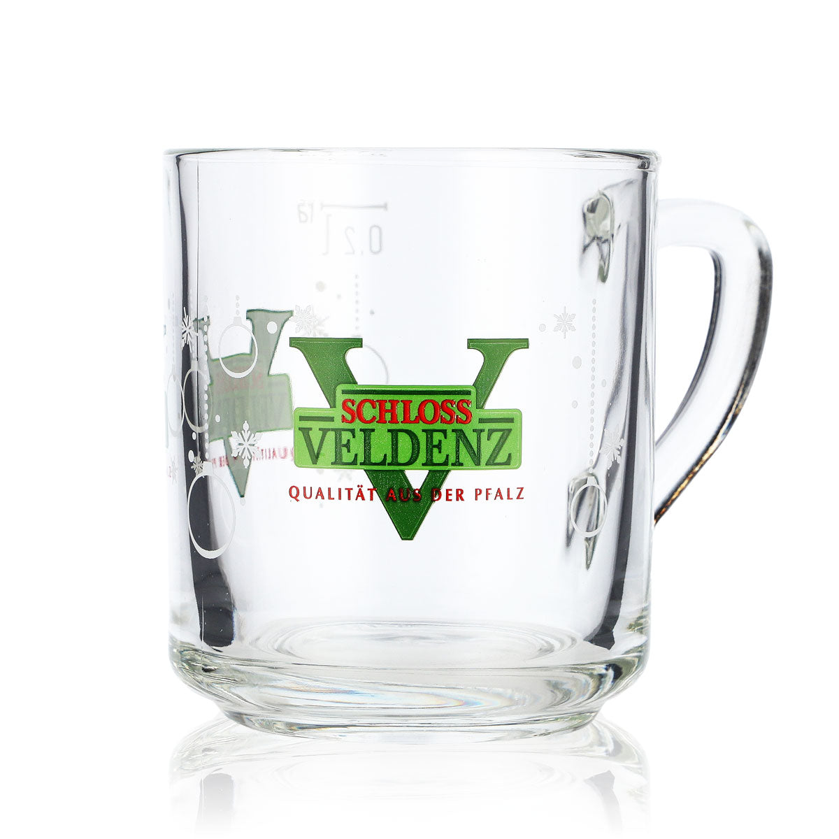 6x Veldenz Castle mulled wine mug juice glass 0.2l Christmas mug Rastal – View 2
