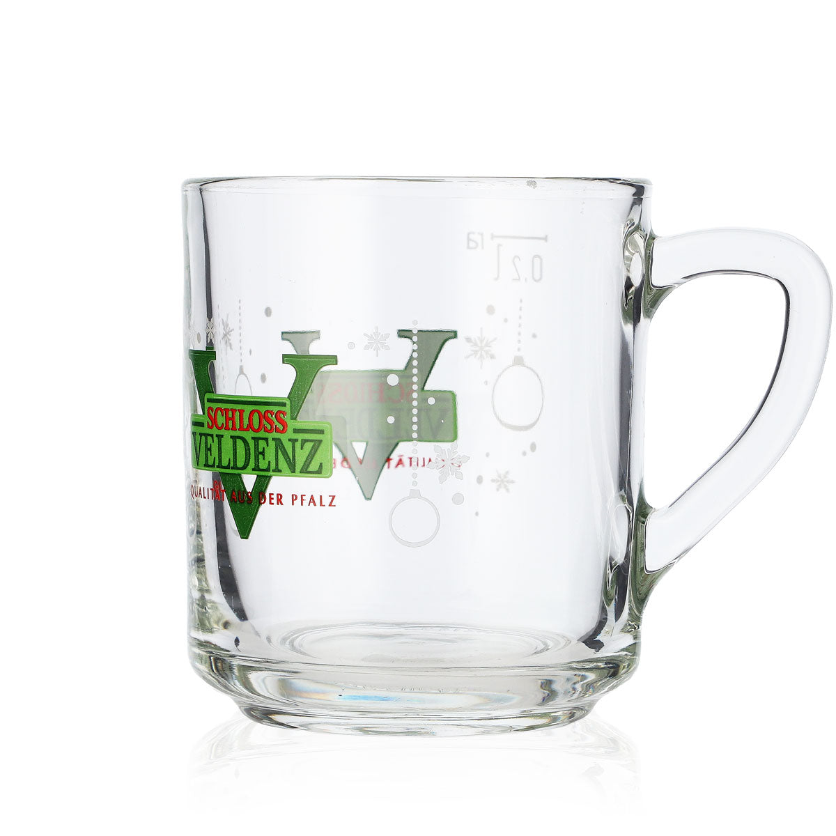 6x Veldenz Castle mulled wine mug juice glass 0.2l Christmas mug Rastal – View 3