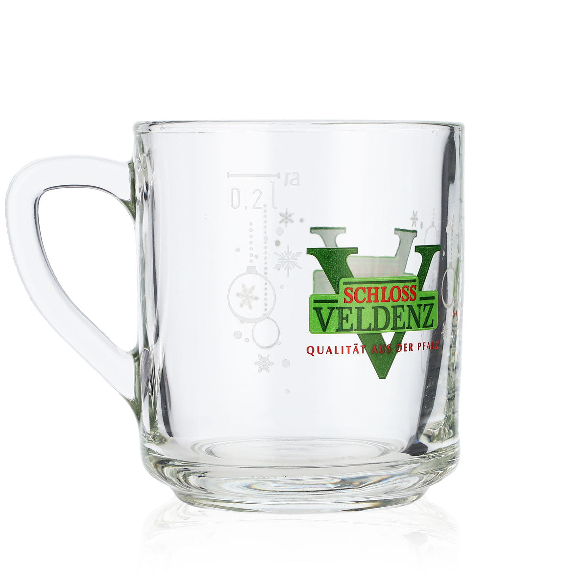 6x Veldenz Castle mulled wine mug juice glass 0.2l Christmas mug Rastal – View 5