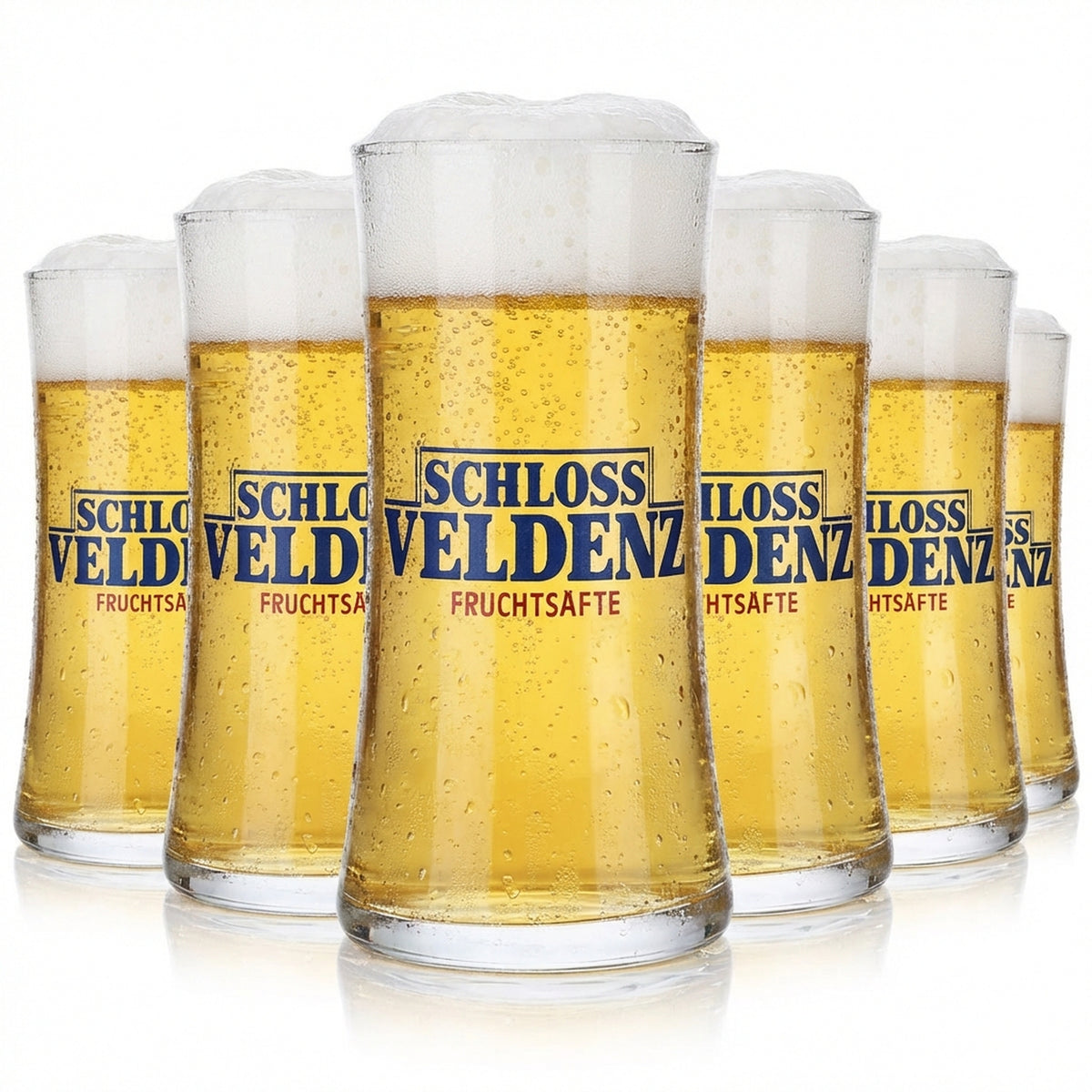 6x Schloss Veldenz juice glass 0.16 l Juice glasses Mug Rastal Soltau