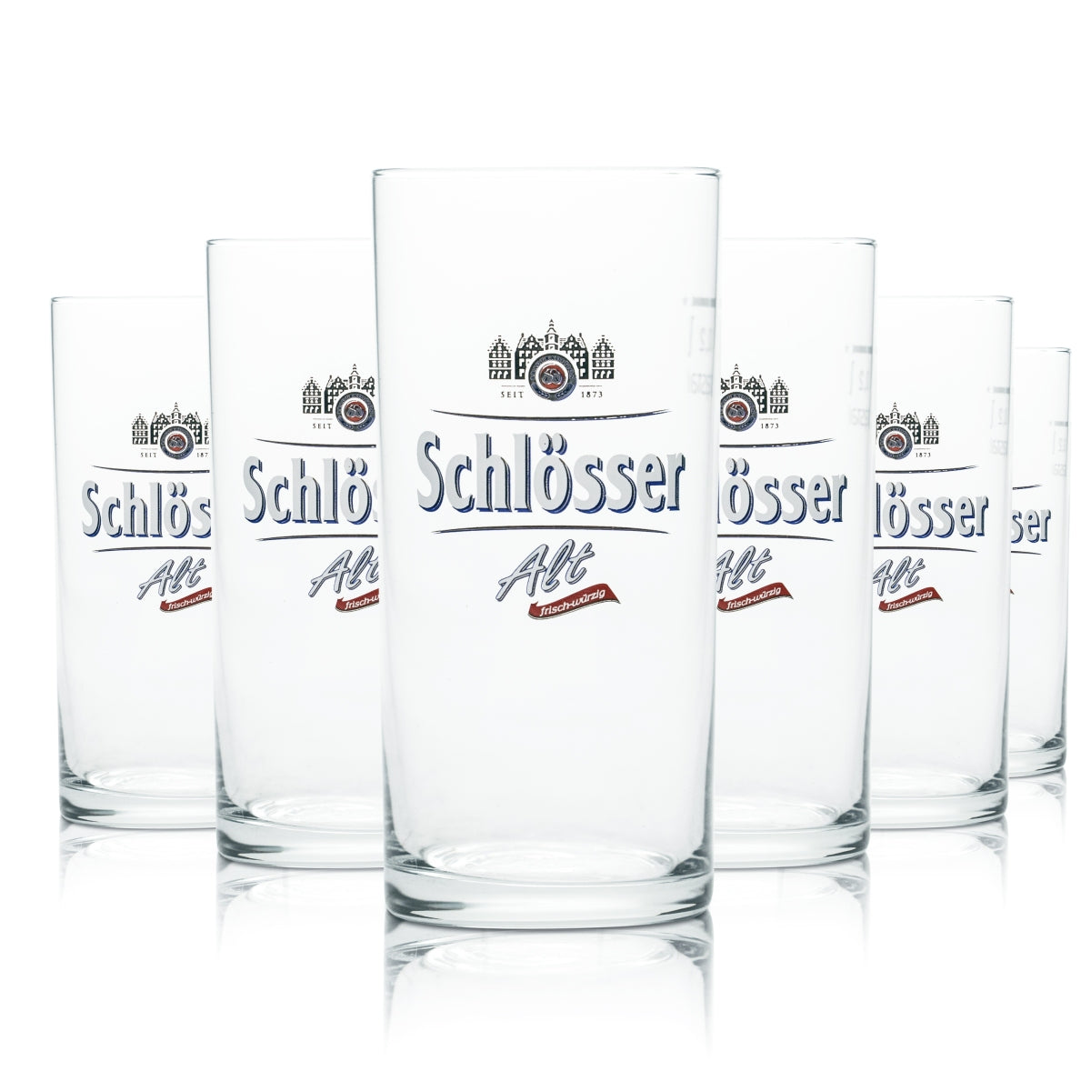6x Alt Beer Glasses 0.2l Bar Mug Kölsch Glasses Brewery Gastro Bar