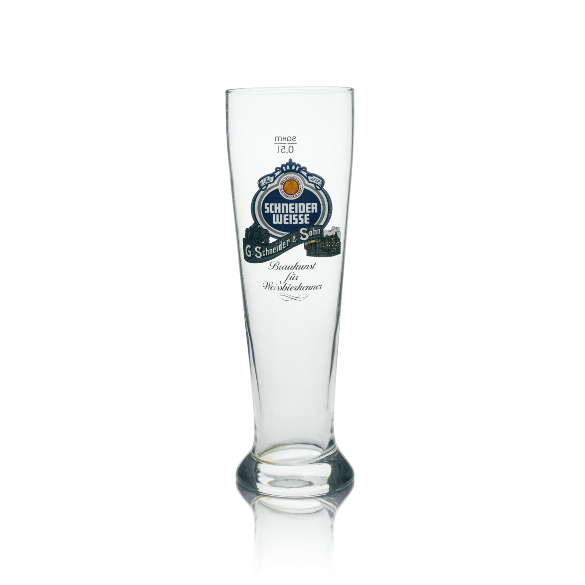 6x Schneider Weisse Beer Glass Brewing Art for Wheat Beer Connoisseurs 0.5l Sahm – View 2
