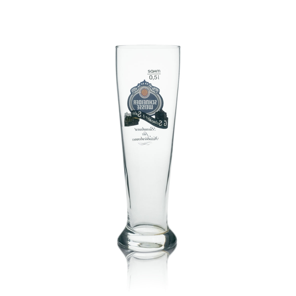6x Schneider Weisse Beer Glass Brewing Art for Wheat Beer Connoisseurs 0.5l Sahm – View 3