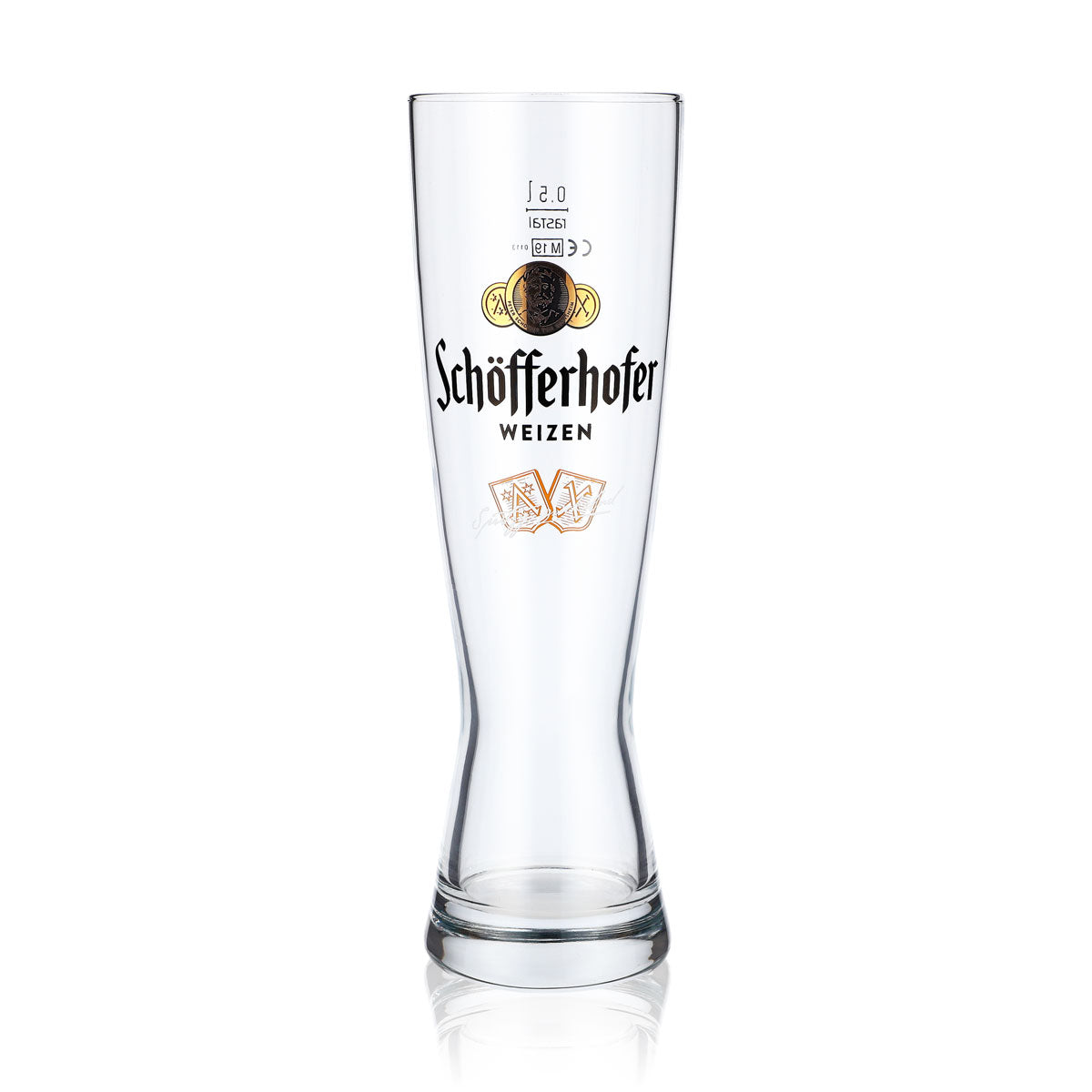 6x Schöfferhofer beer glass 0.5l wheat beer glass "Spritzig Prickelnd" Sahm – View 2