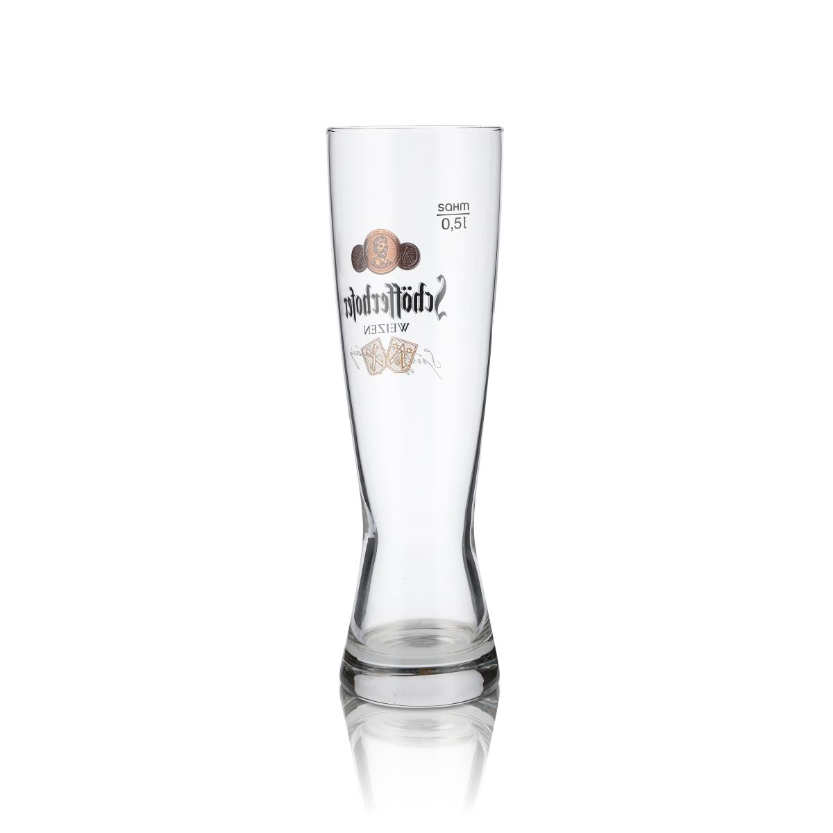 6x Schöfferhofer Glass 0.5l Wheat Beer Glasses Set Bavarian Brewery – View 3
