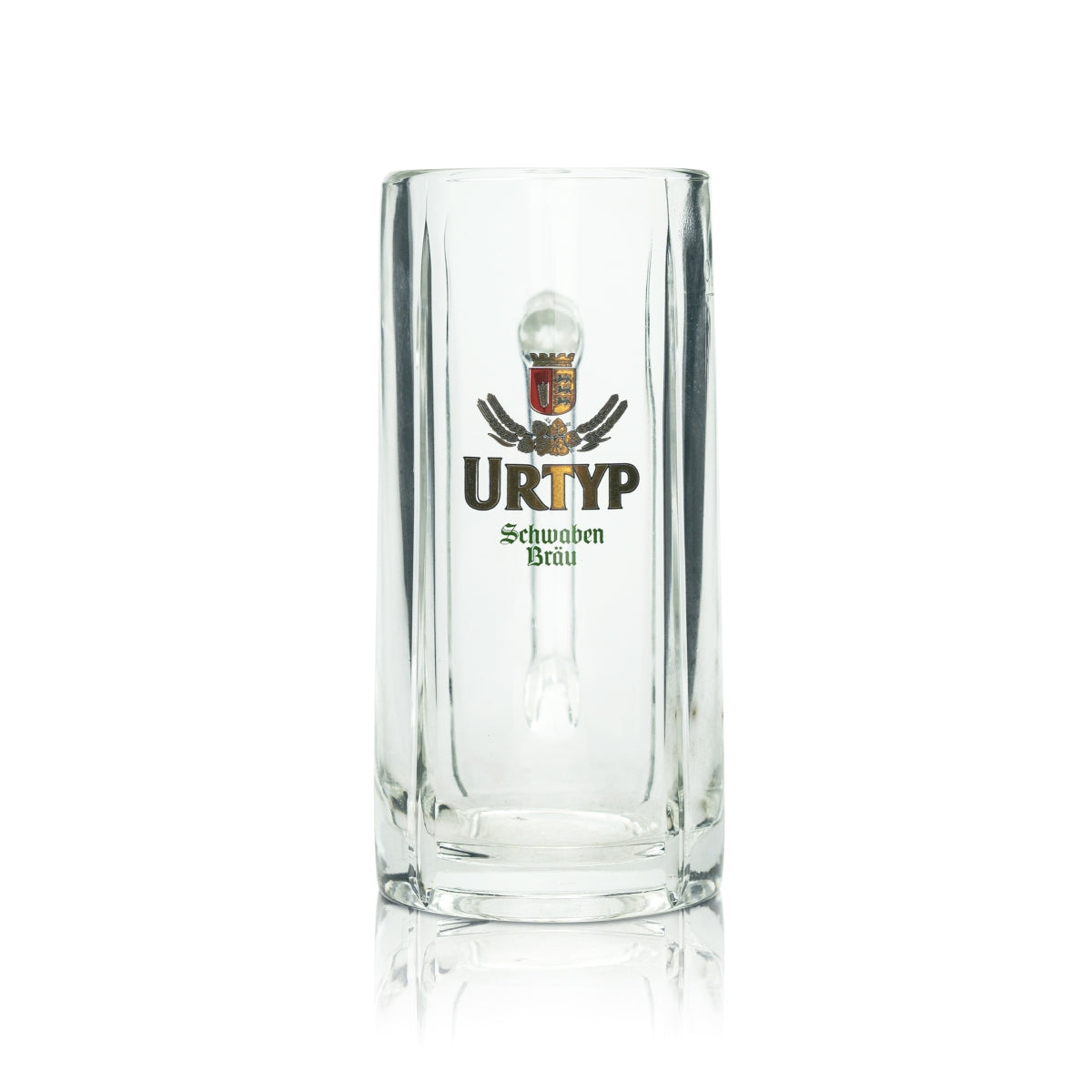 6x Schwaben Bräu beer glass 0.3l mug, original style, Seidel handle, glasses, tankards – View 2