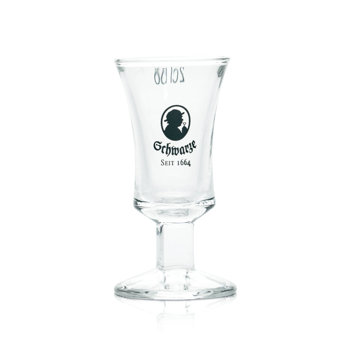 6x Black and Plain Glass 2cl Schnapps Nosing Tasting Glasses Korn Distillery – View 2