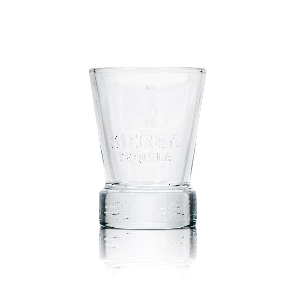 6x Sierra Tequila Shot Glass with Relief – View 2