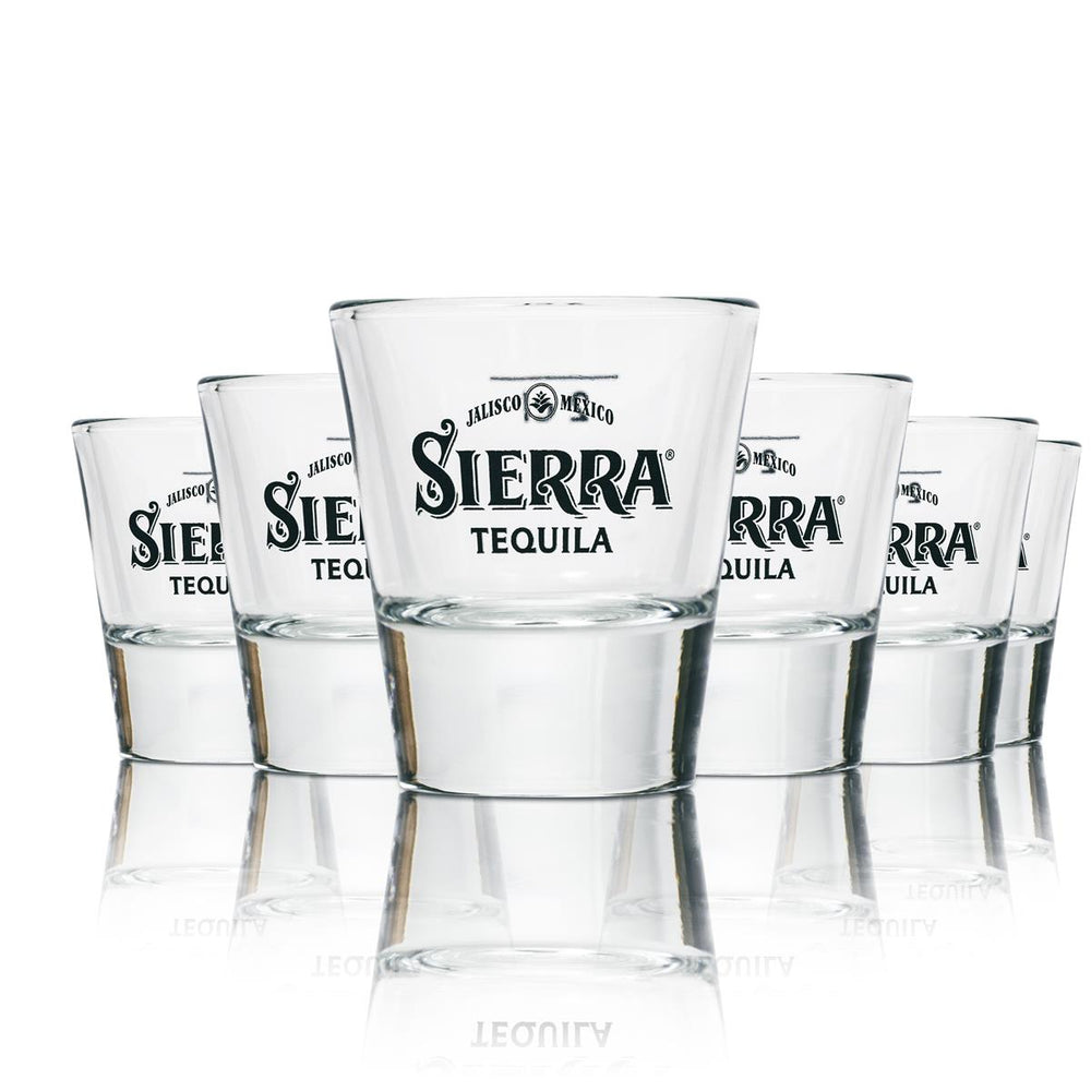6x Sierra Tequila Shot Glasses 2cl – Short Set for Tequila Lovers and Parties