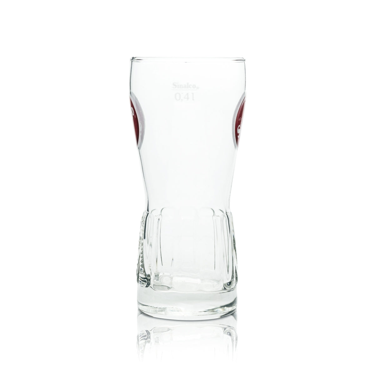 6x Sinalco glass 0.4l cup relief Amsterdam glasses lemonade soft drinks bar – View 3