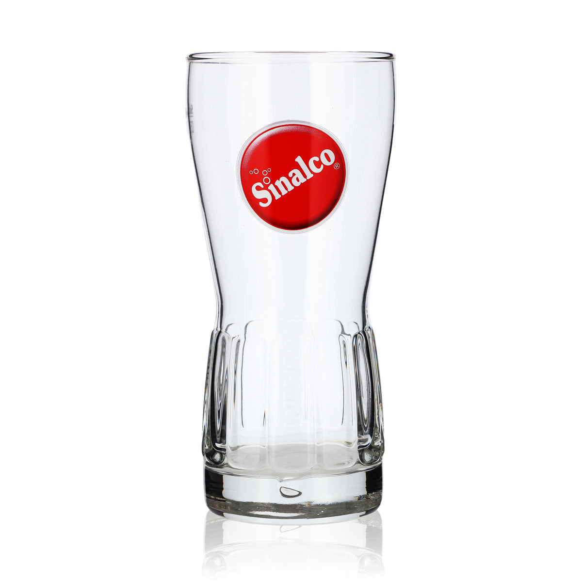 6x Sinalco relief glass lemonade glasses, 0.5 l, round contour, logo, Rastal – View 2