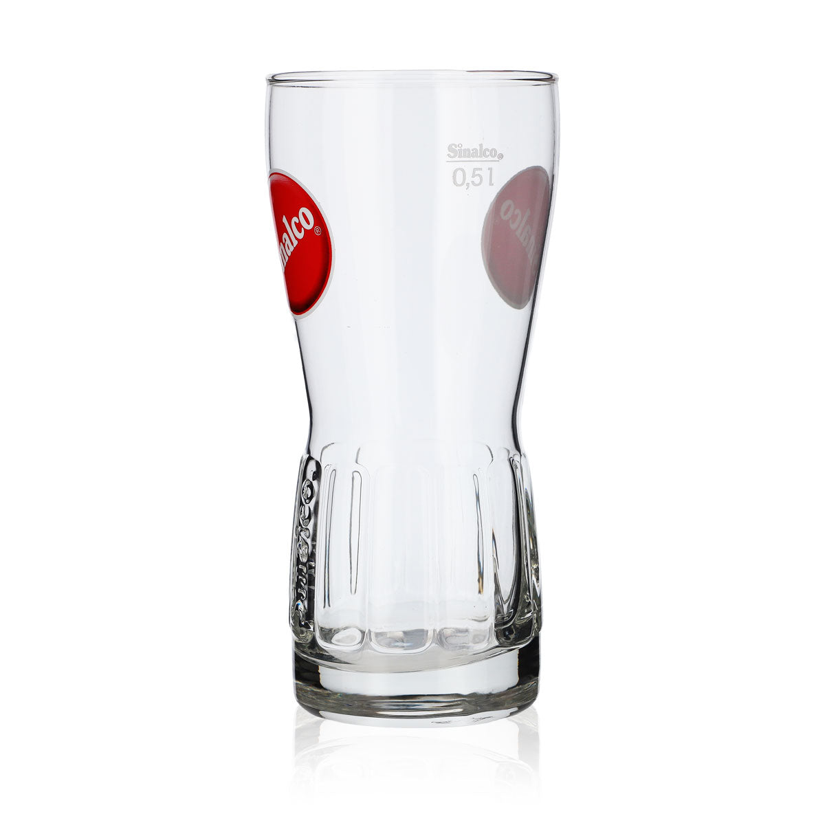 6x Sinalco relief glass lemonade glasses, 0.5 l, round contour, logo, Rastal – View 4