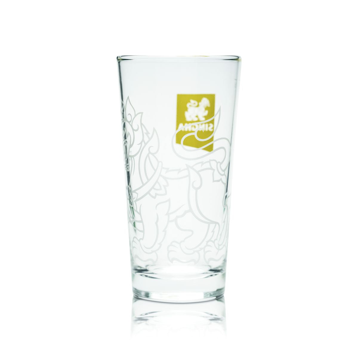 6x Singha beer glass 0,25l Willi mug glasses lager pint glass set Thailand – View 4