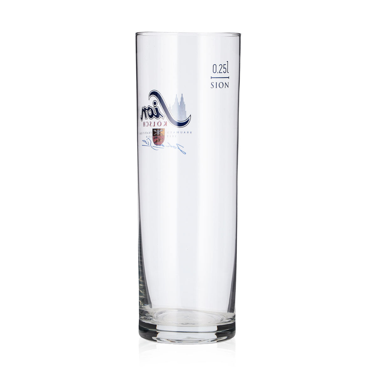 6 Sion Beer Glasses, 0.25 L, Stange Brauhaus Traditional Kölsch Glass – View 4