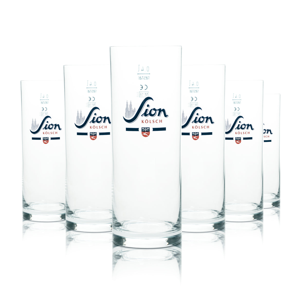 6x Sion Beer Glass 0.4l Kölsch Beer Glasses Tulip Mug Willi Cologne Rastal Beer – View 4