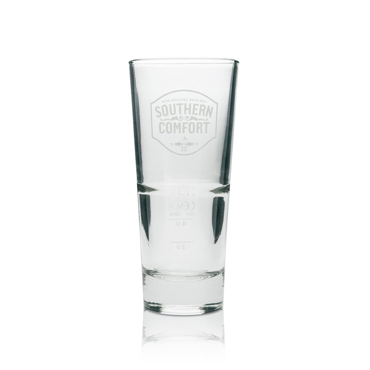6x Southern Comfort Whiskey Glass Long Drink White Logo 296ml – View 2