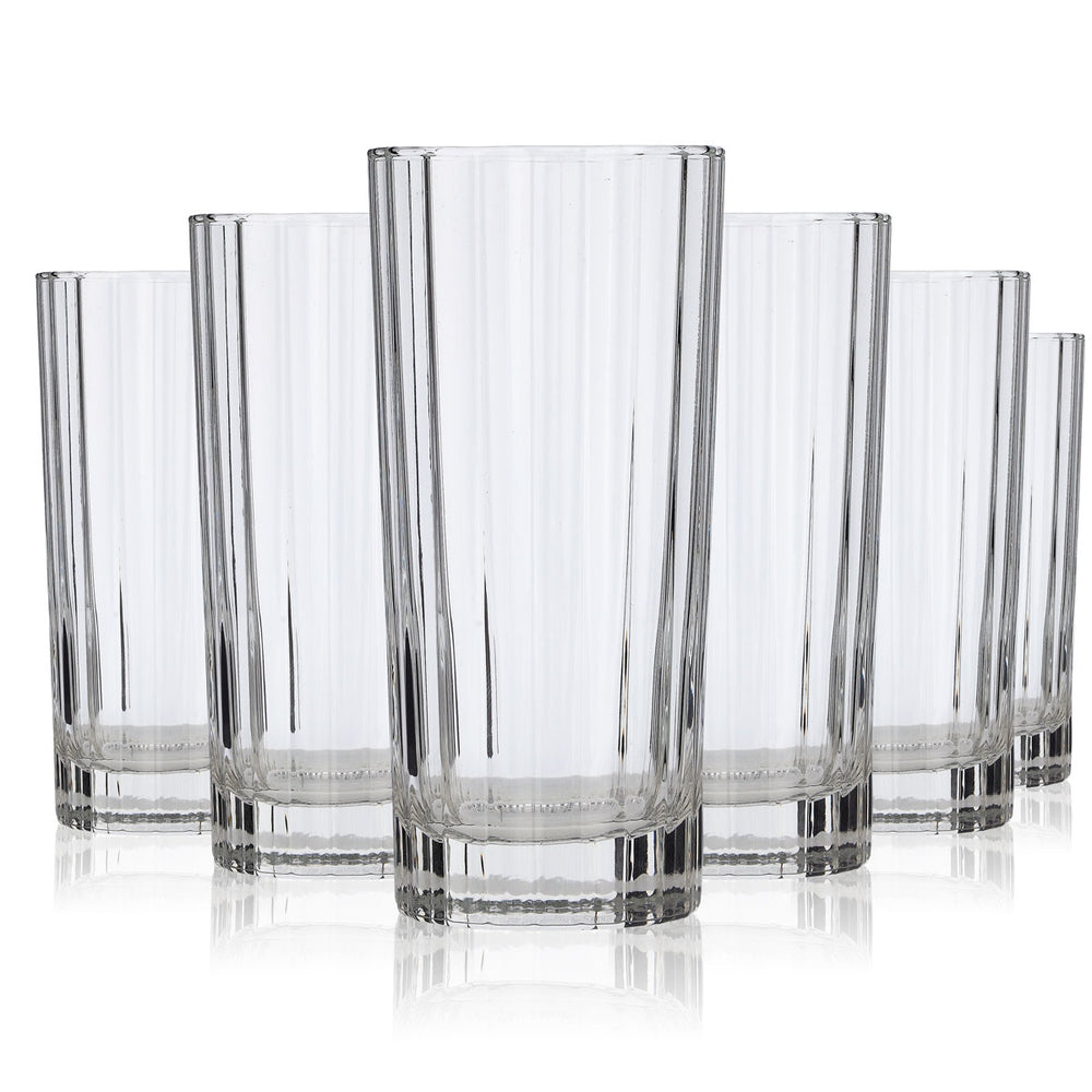 6x Southern Comfort Whiskey Long Drink Glass Whiskey Glasses "Quaddro"