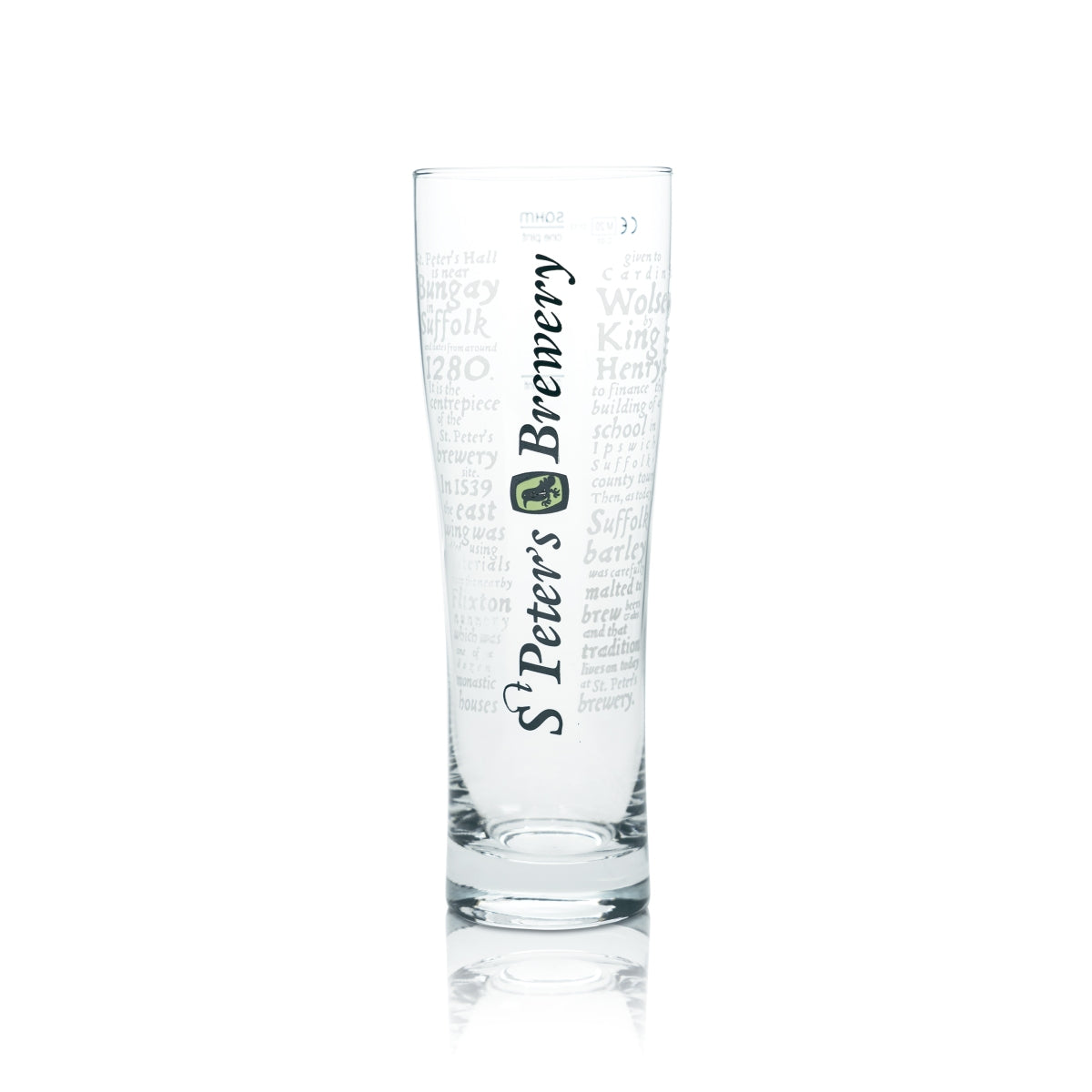 6x St. Peter's Brewery Beer Glass 0.5l Goblet Cup Tulip Glasses Pint Beer Gastro – View 2