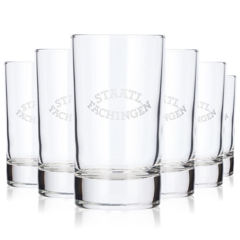 6 Staatl. Fachingen Water Glasses, 0.15 L, Arcoroc (Set of 6)