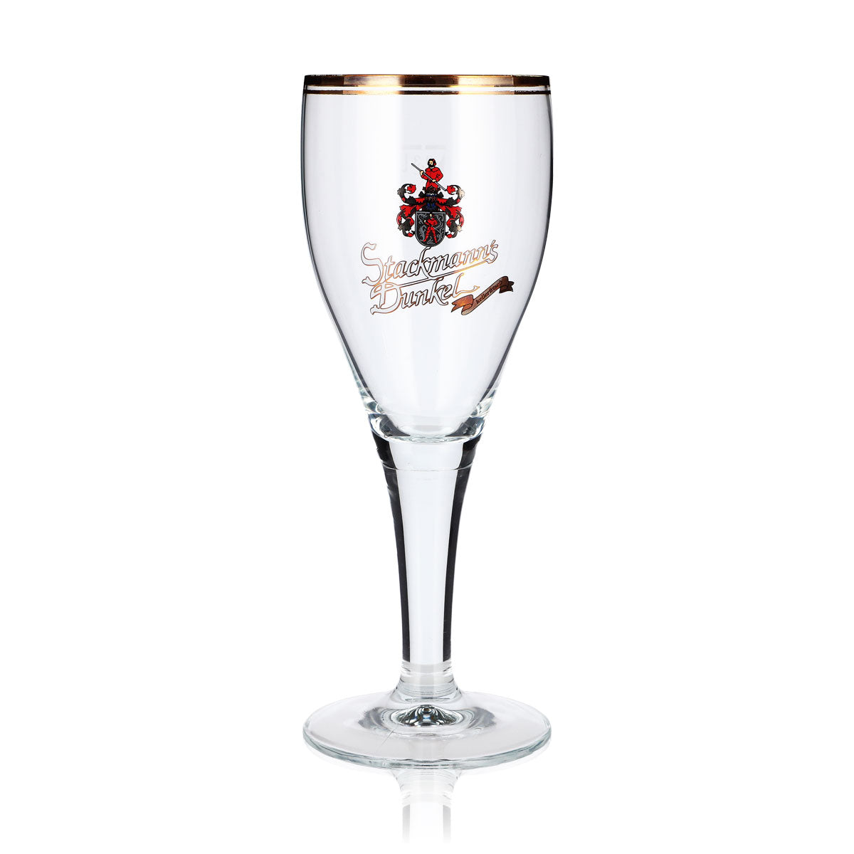 6 Stackmann's Beer Glasses, 0.3 L, Trophy-Style, Dark, Double Gold Rim, Ritzenhoff – View 2