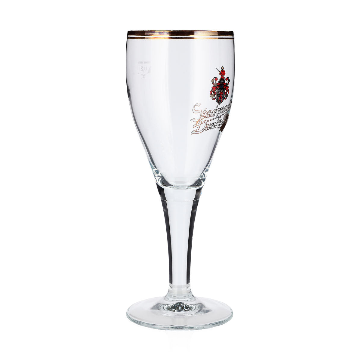 6 Stackmann's Beer Glasses, 0.3 L, Trophy-Style, Dark, Double Gold Rim, Ritzenhoff – View 3
