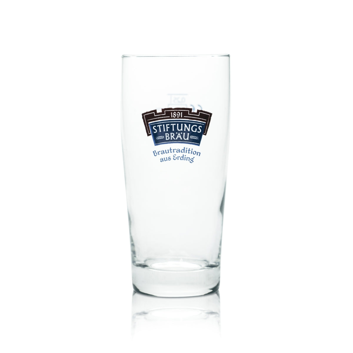 6x Stiftungsbräu glass 0.25 l beer mug glasses Pilsner mug trophy Erding brewery – View 2