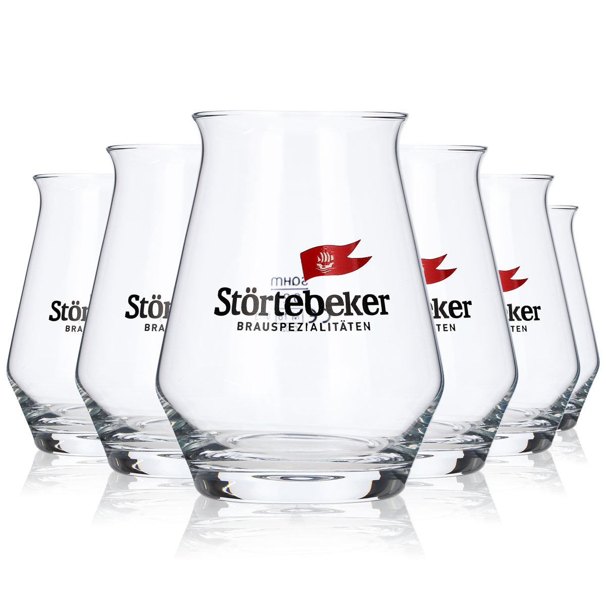 6x Störtebeker Beer Glasses Tasting Glass 0.2l Design Glass Tulip – View 5