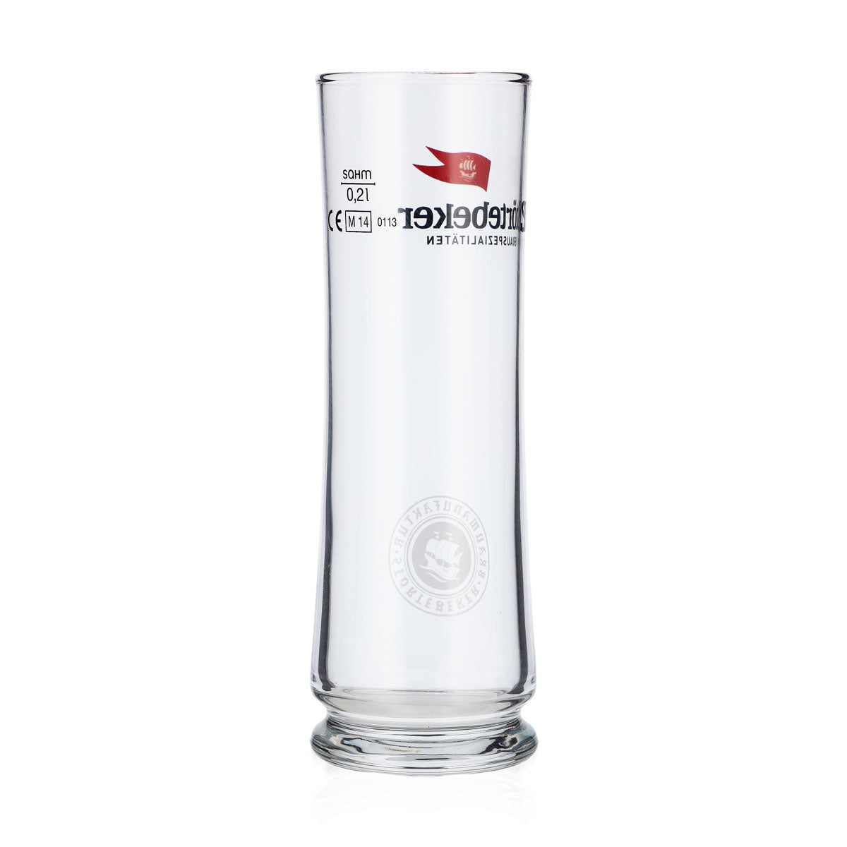 6x Störtebeker beer glass 0.2l mug with round white logo at the bottom Stiegl mug – View 3