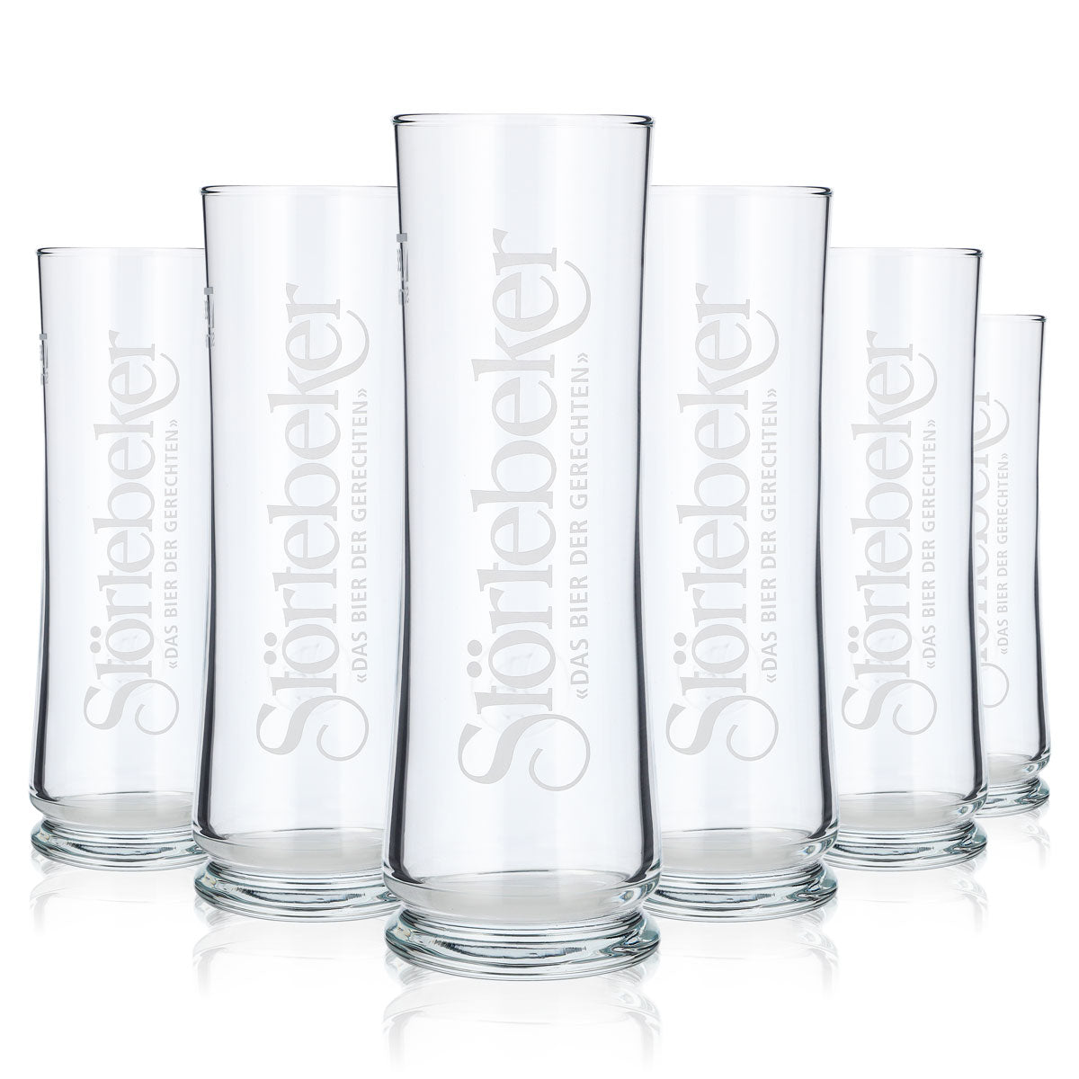 6x Störtebeker Beer Glass 0.3l Mug Beer Gerechten Sataniert Stiegl Mug