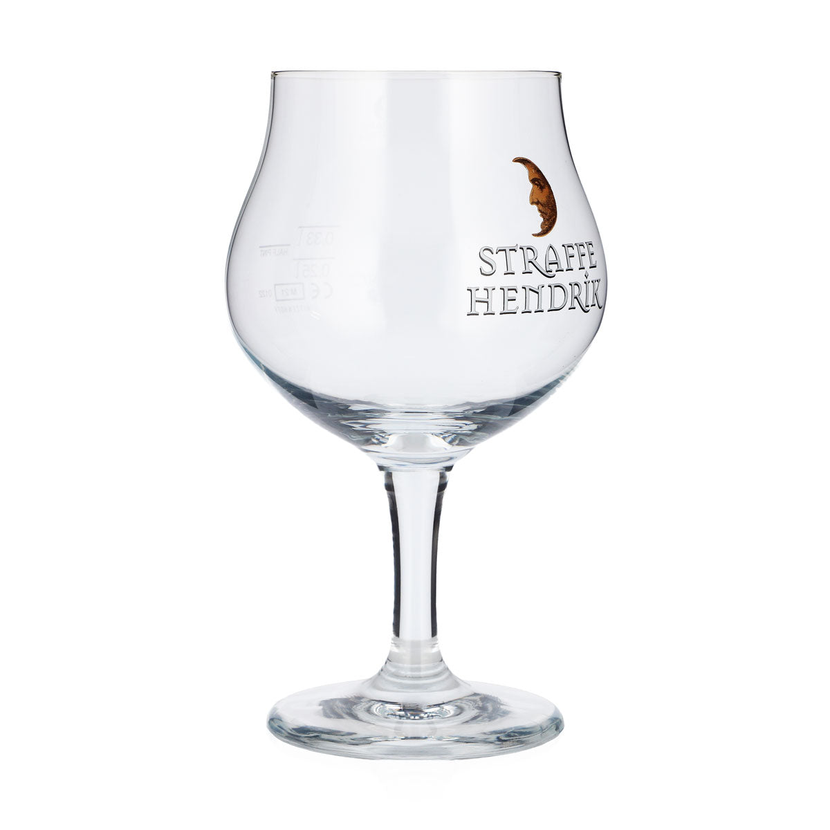 6 Straffe Hendrik Beer Glasses, 0.57 L, Goblet-Style, Half-Moon Shape (Set of 6) – View 3