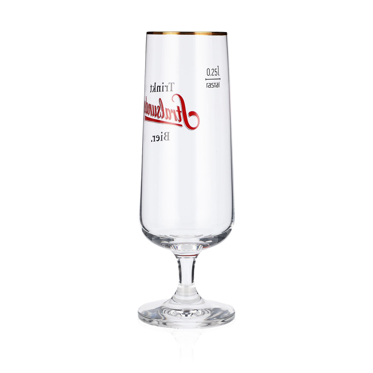 6x Stralsunder beer glasses Beer glasses 0.25 l Goblet Gold rim Rastal Perl – View 4