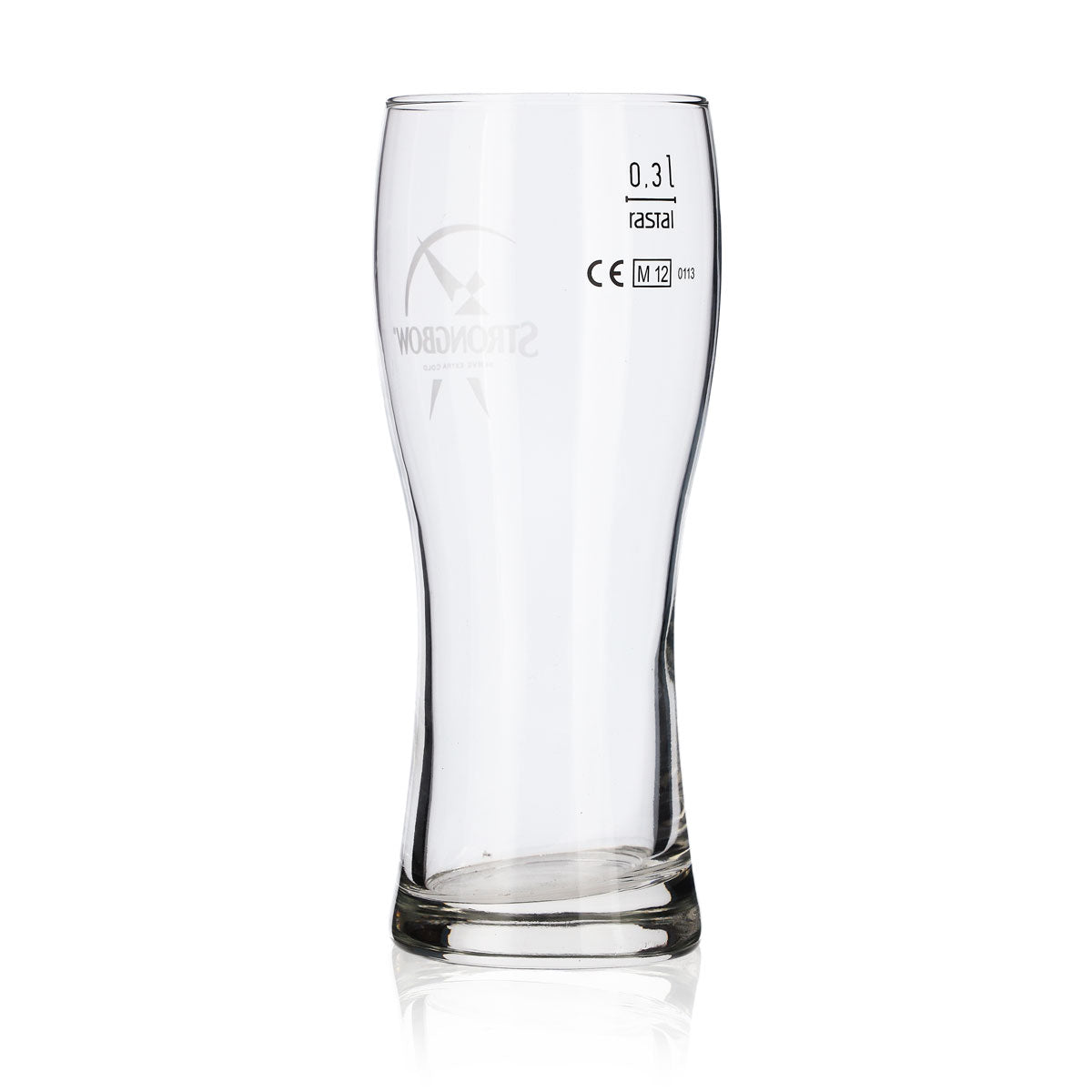 6x Strongbow Cider Glass 0.3l Cup White Logo rastal Bavaria – View 4
