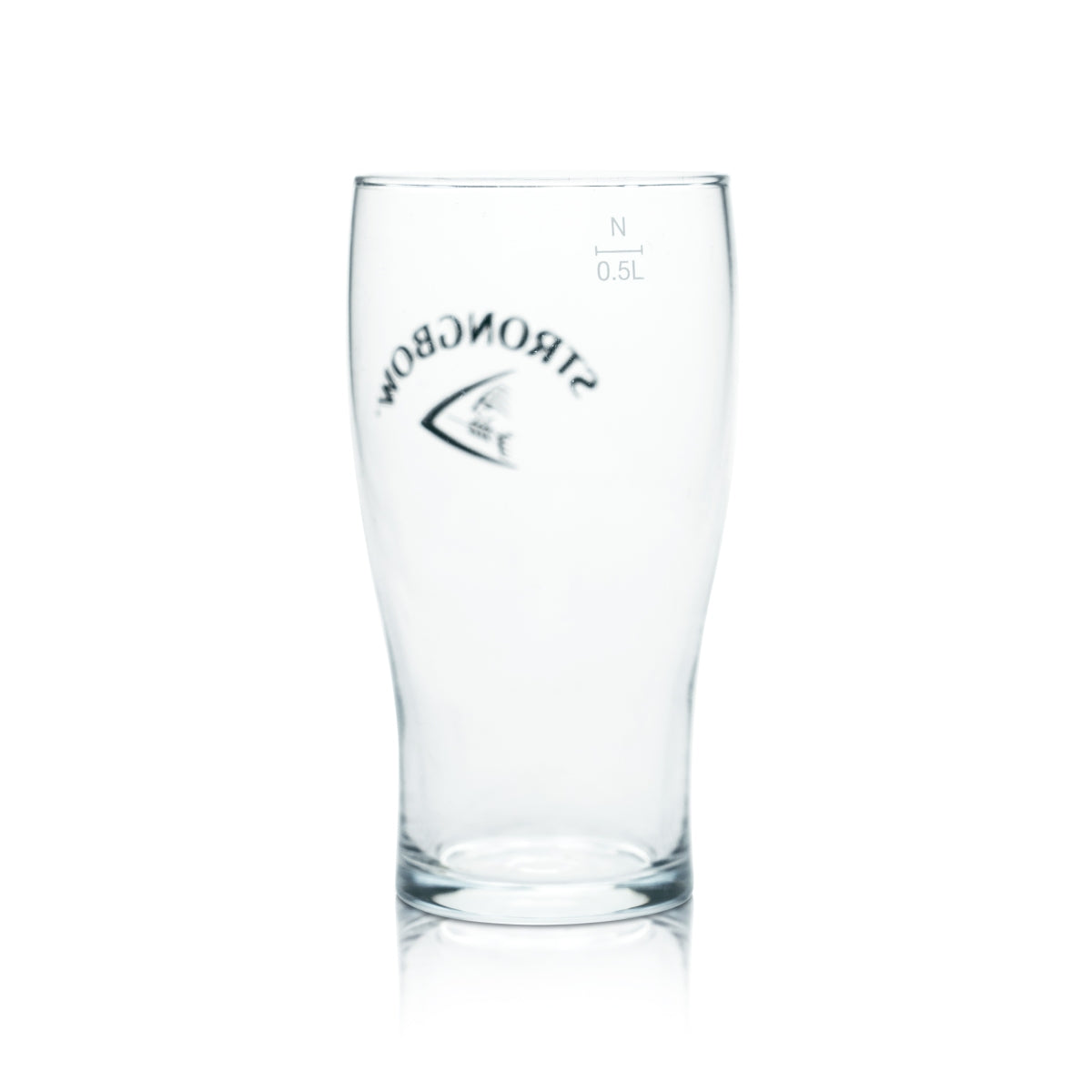 6x Strongbow Glass 0.5l Pint Cup Cider Glasses Apple Beer Brewery Gastro – View 3