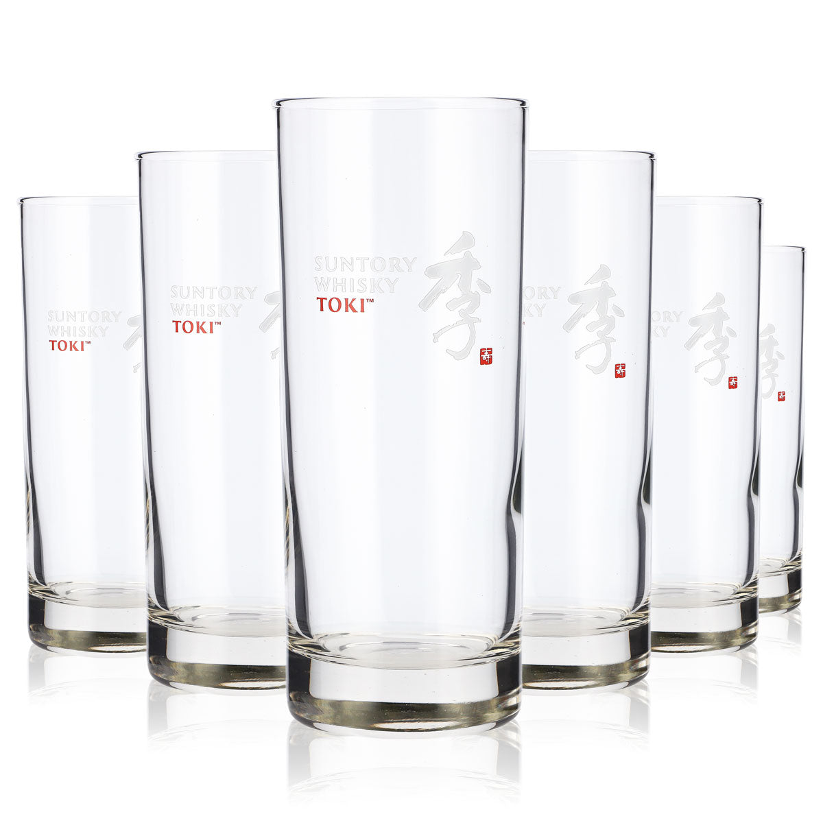 6x Suntory Toki Whiskey Glasses 0.31l Long Drink Glass Libbey Lexington – View 5
