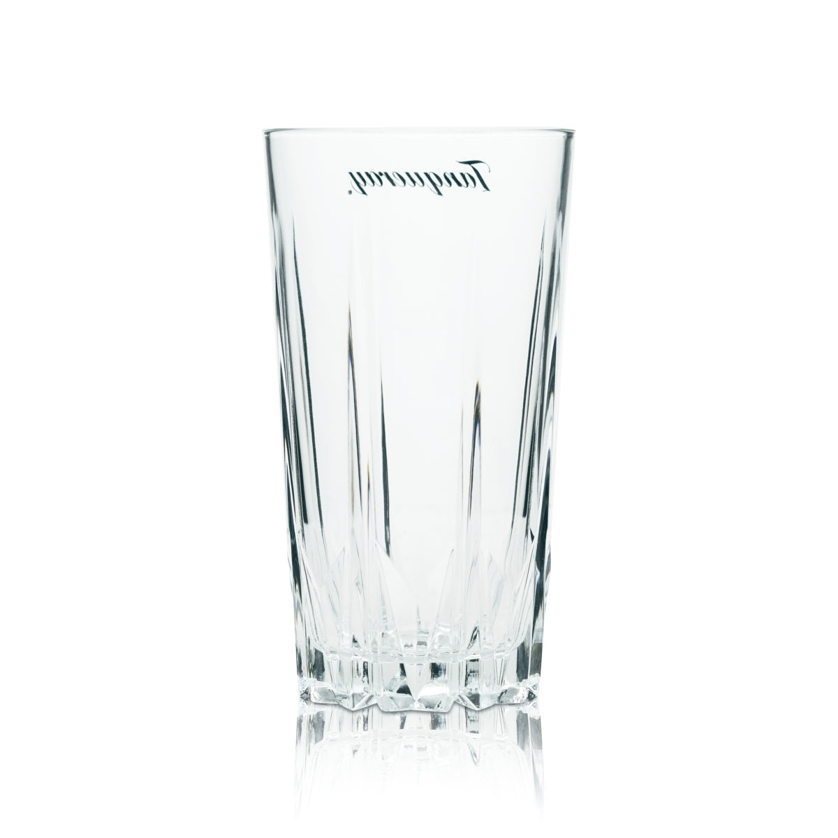 6x Tanqueray Gin Glass 0.4l Long Drink Relief Cocktail Glasses Tonic Contour Ribbed – View 3