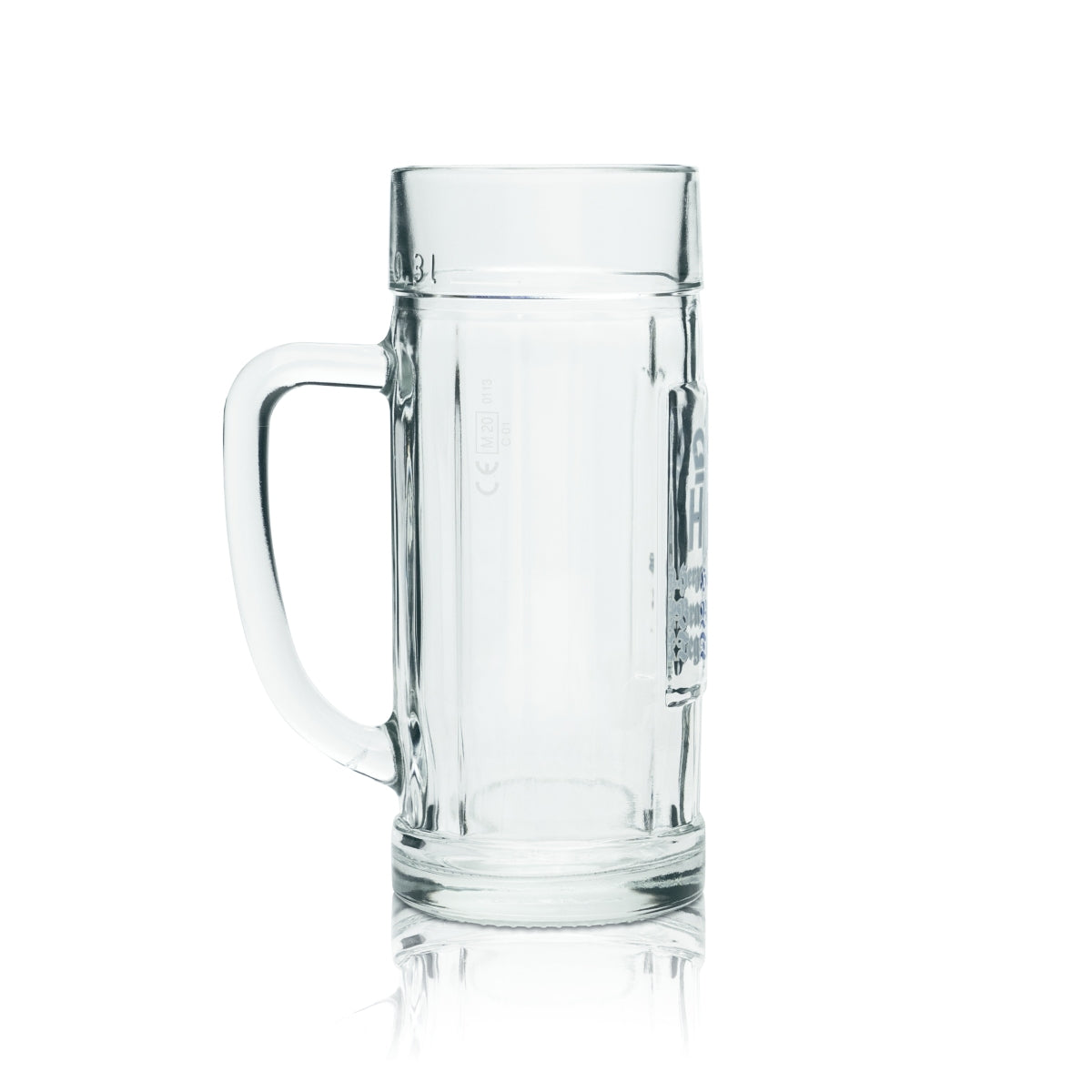 6x Tegernsee beer glass 0.3l mug HB Seidel glasses Handles Mugs Tankards Relief – View 3