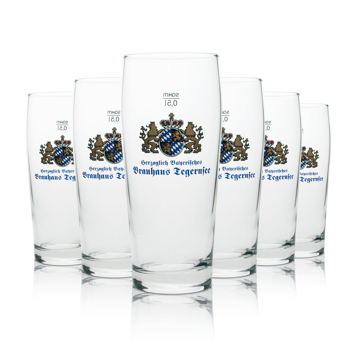 6x Tegernsee beer glass 0.5l Willi Sahm – View 4