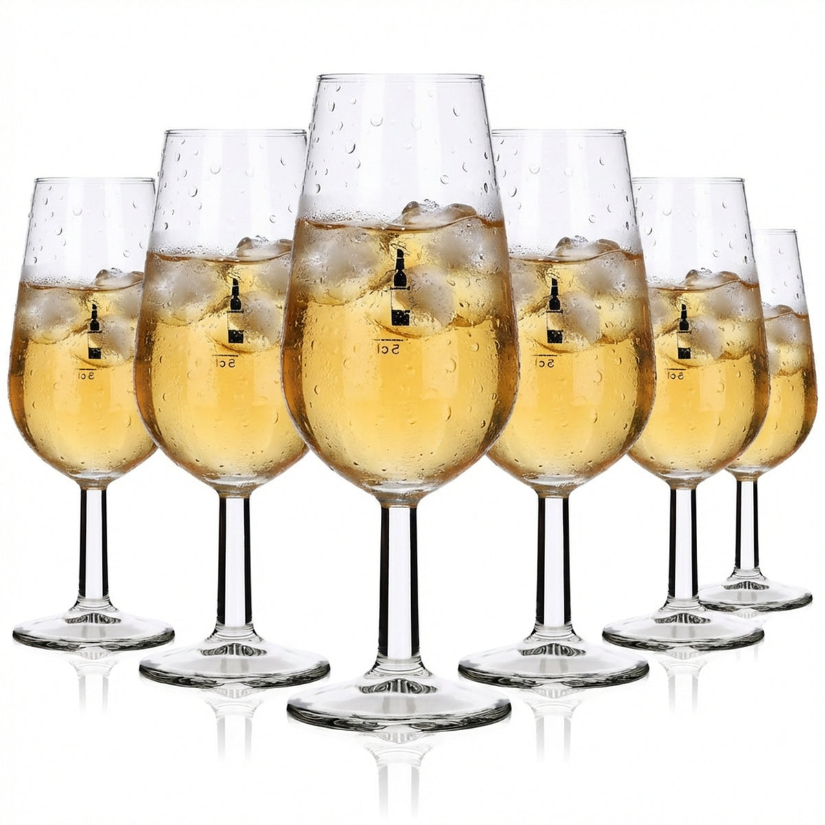 6x Tio Pepe Wine Glasses 0.17l Nosing Glass Swivel Glass
