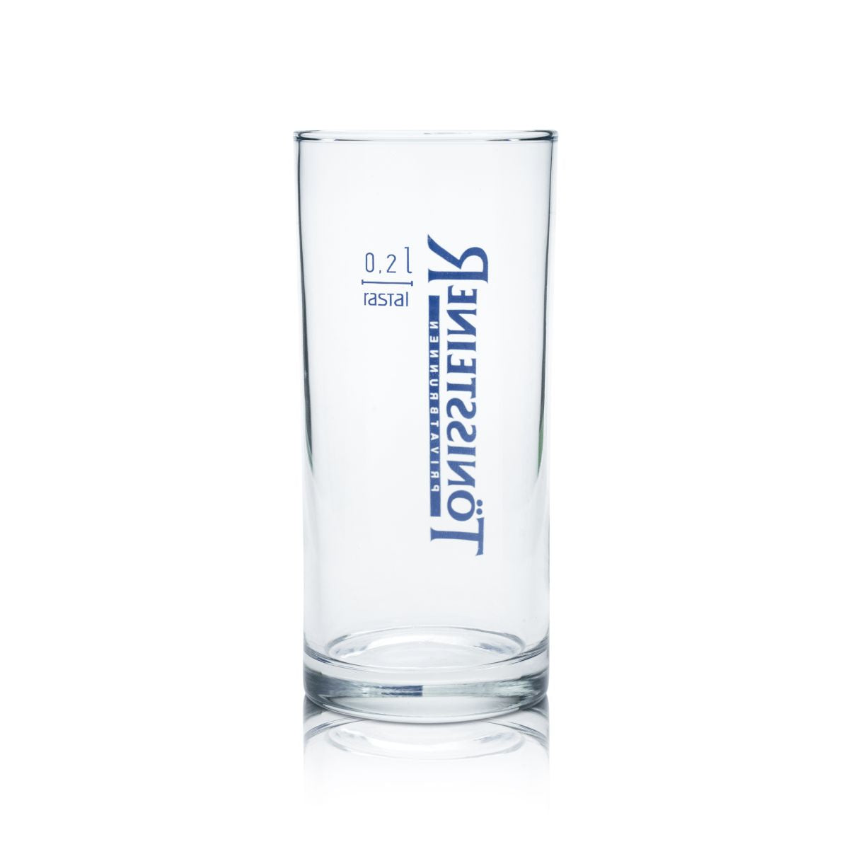 6x Tönissteiner glass 0.2l tumbler glass Willi tumbler mineral water glasses set