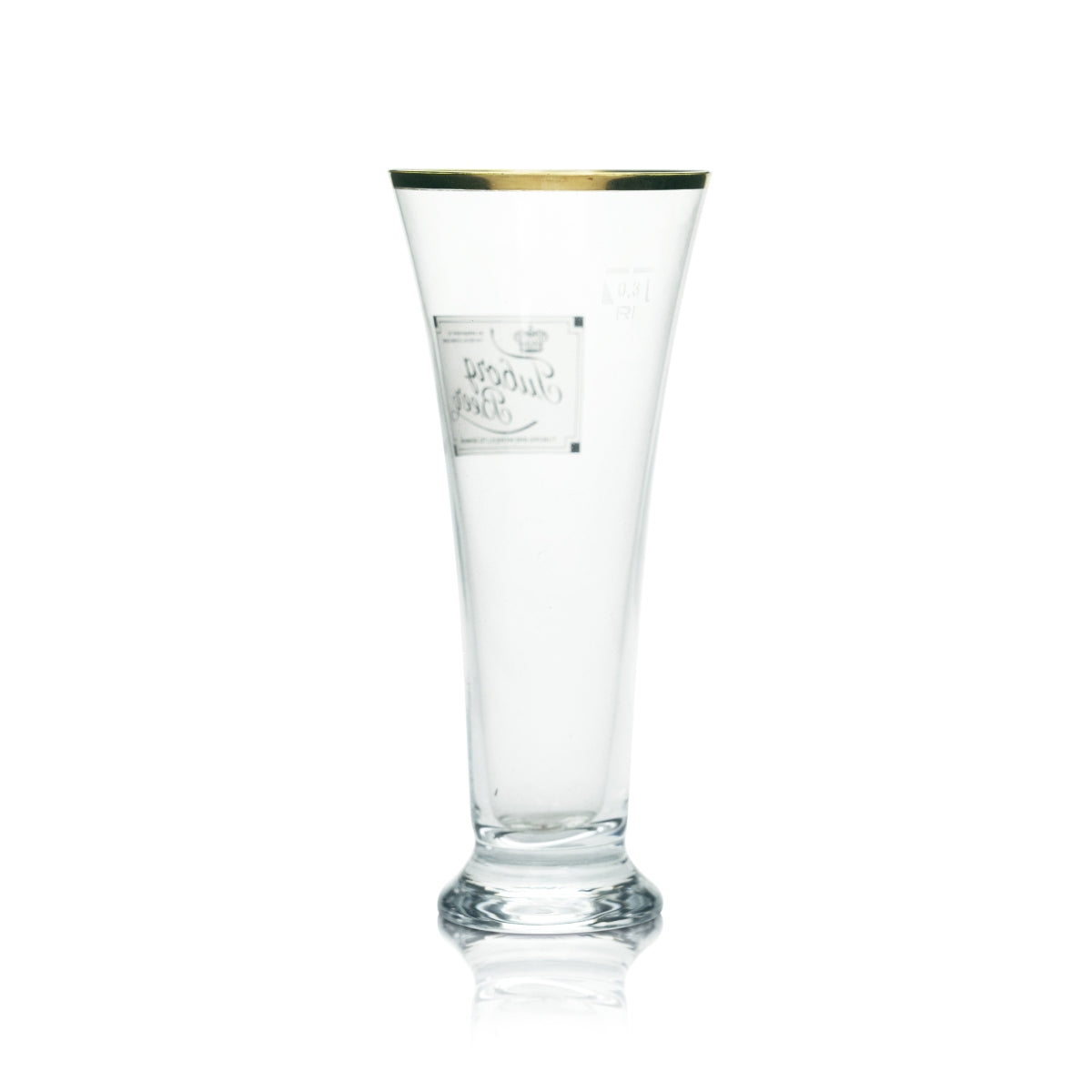 6x Tuborg Glass 0.3l Goblet Tulip Tuborg Beer Gold Rim Beer Glasses Pils Brewery – View 3