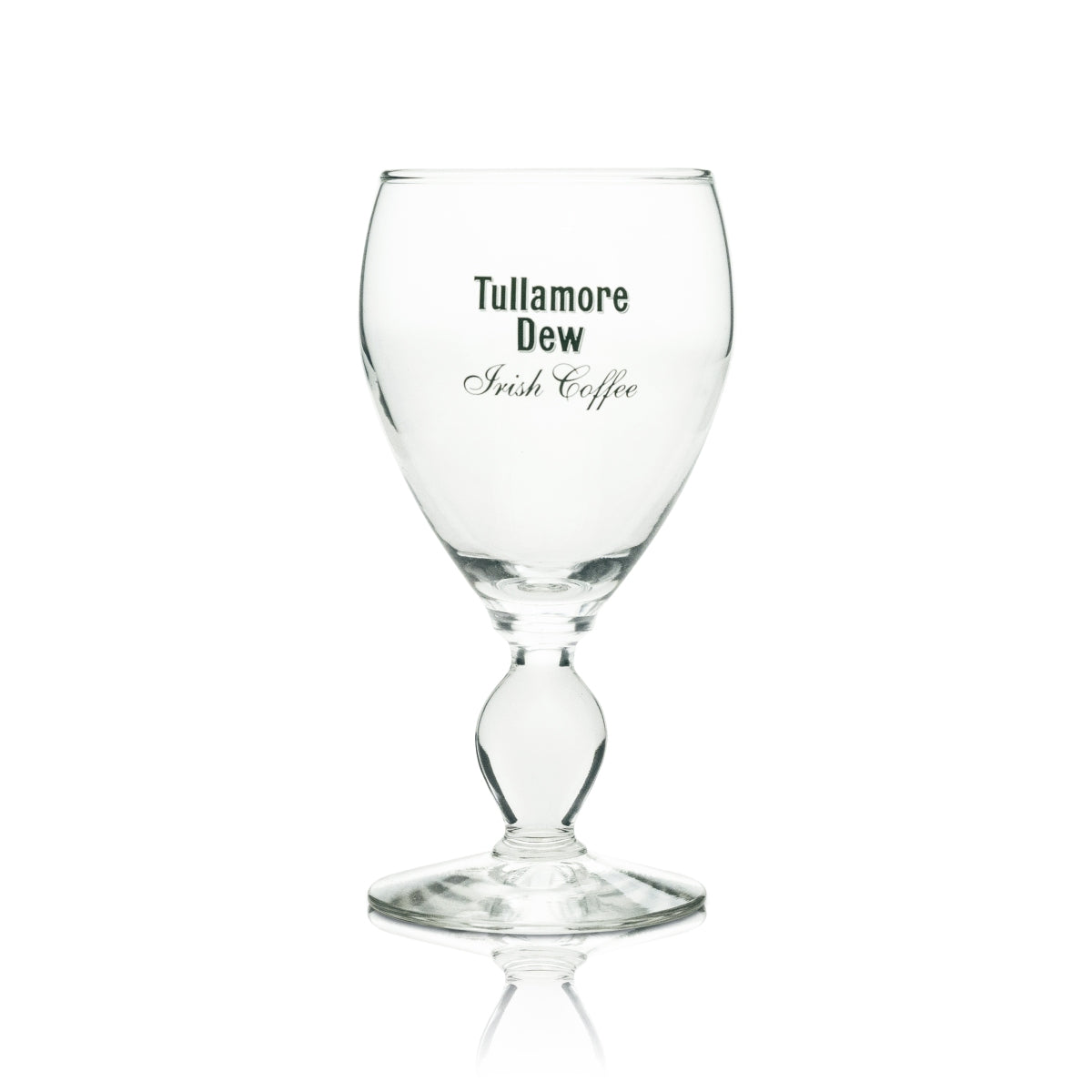 6x Tullamore Dew Whiskey Glass Irish Coffee Logo Green – View 2