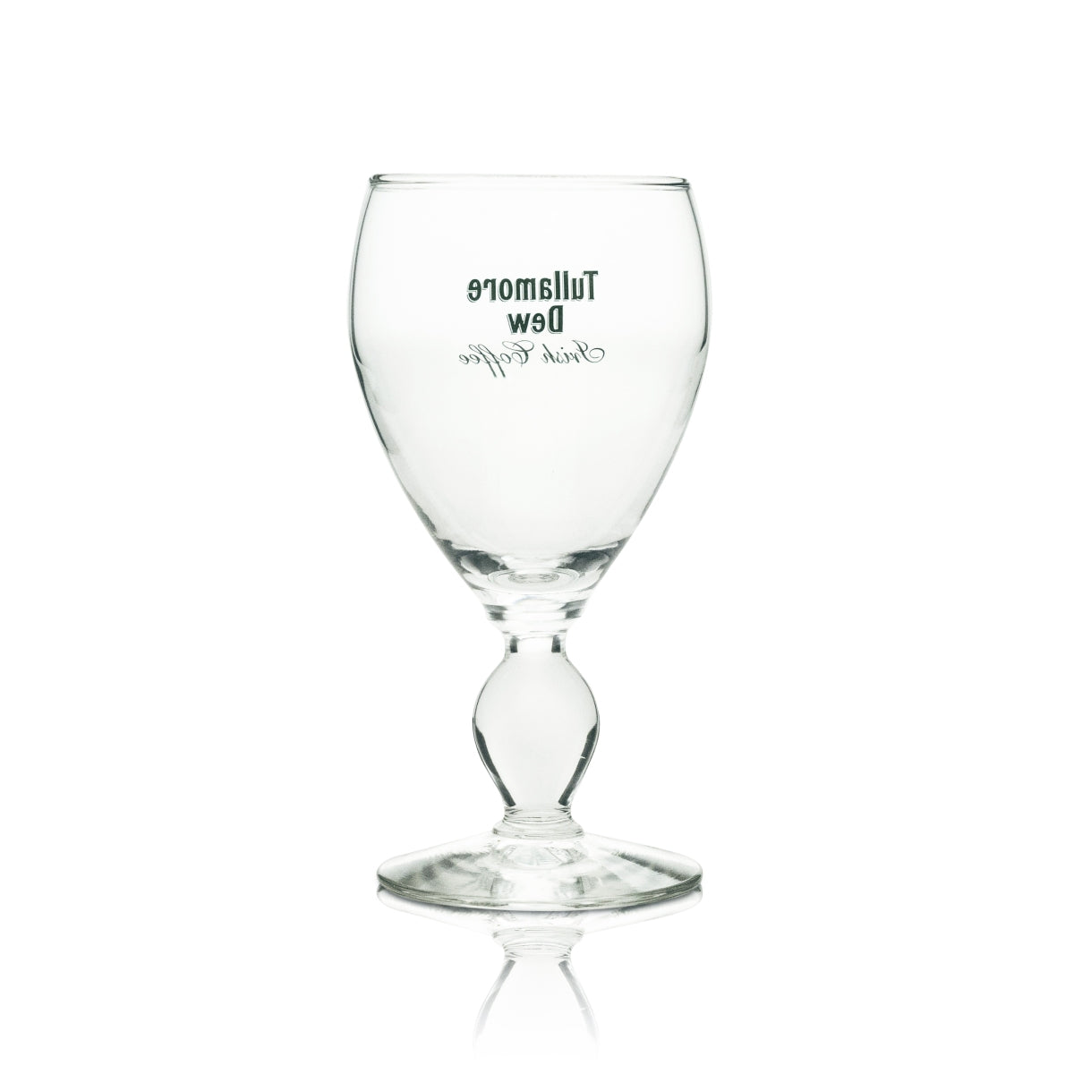 6x Tullamore Dew Whiskey Glass Irish Coffee Logo Green – View 3