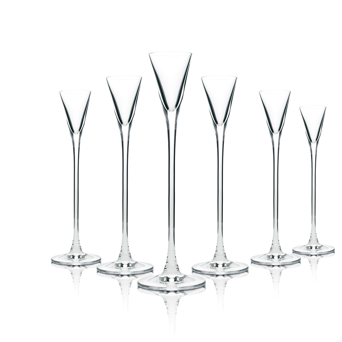 6x Underberg Glass 2cl Stemmed Glass Design Digestif Shot Glasses Elegant Special Edition
