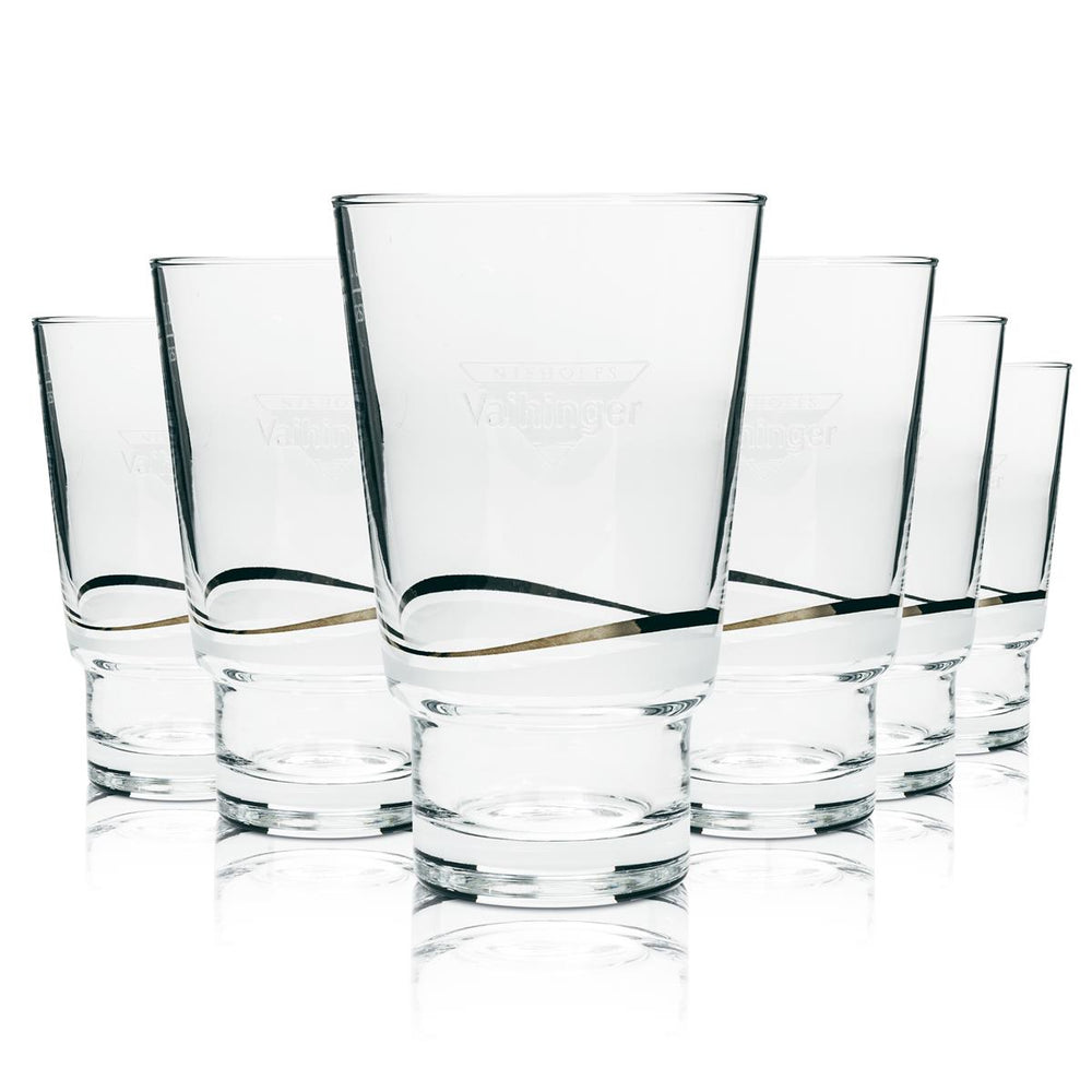 6x Vaihinger juice glass tumbler 0.2 l stackable Sahm