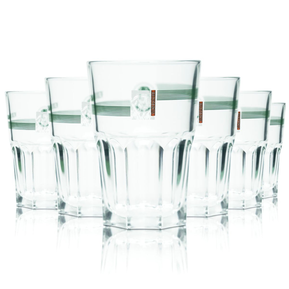 6x Velho Barreiro glass 0.35l long drink glasses Caipirinha glasses Aperitif glass set