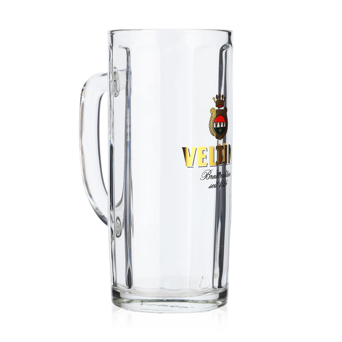 6 Veltins Beer Glasses, 0.25 L, "Krug Sahm Moldau" (Set of 6) – View 2