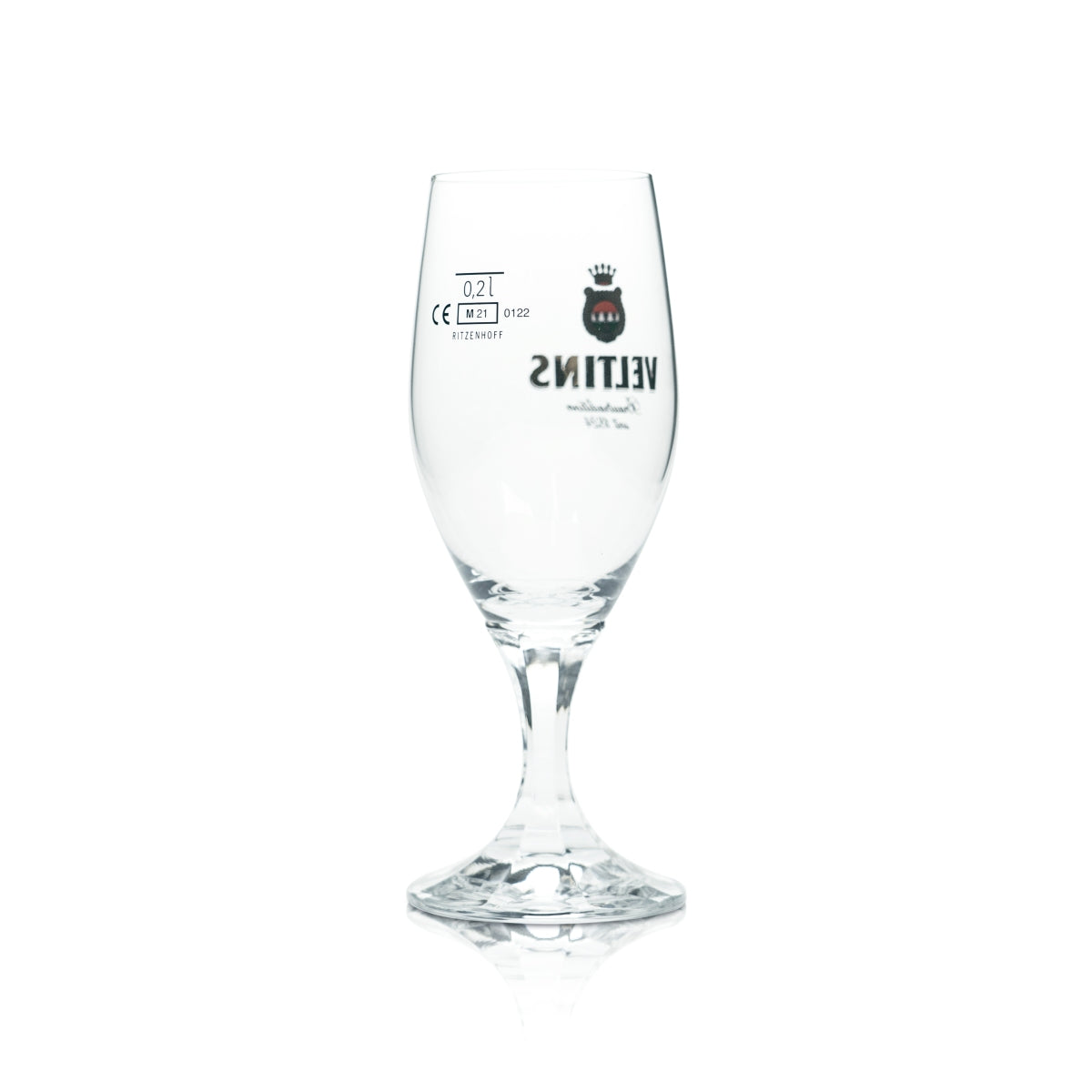 6x Veltins Beer Glass 0.2l Tulip Cup Glasses Brewery Pils Gastro Bar Beer Cup – View 3